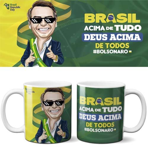 Estampas Canecas Bolsonaro Artes Jari Mockups Sublimação