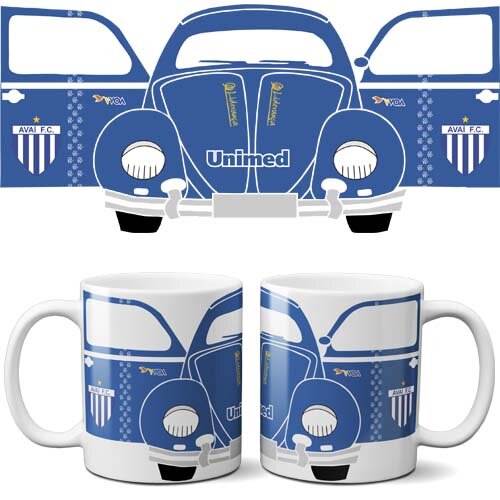 Artes Sublimação Canecas Fusca Editáveis Mockups