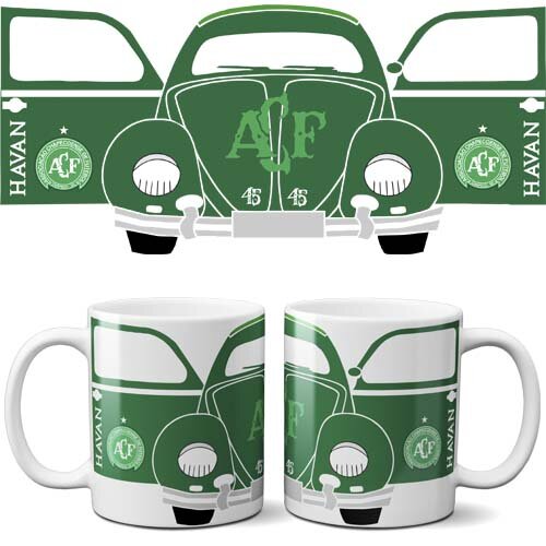 Artes Sublimação Canecas Fusca Editáveis Mockups