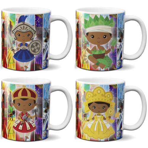 Estampas Canecas Sublimação Orixás Kit 2 Png Mockups