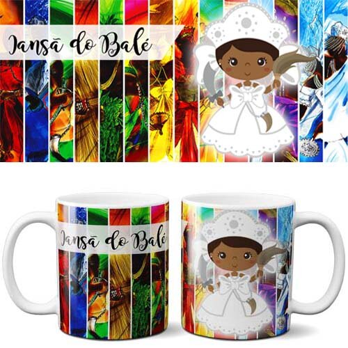 Estampas Canecas Sublimação Orixás Kit 2 Png Mockups