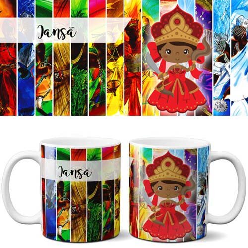 Estampas Canecas Sublimação Orixás Kit 2 Png Mockups