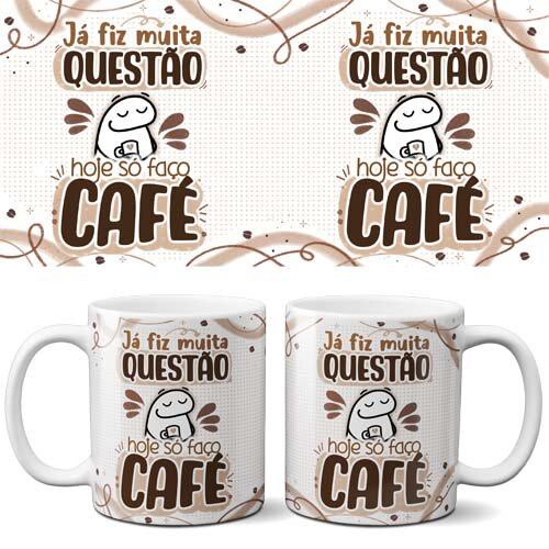 Estampas Canecas Flork Café Sublimação Mockups Artes