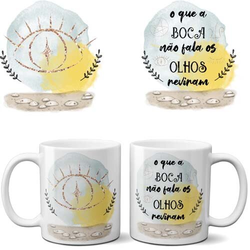 Artes Chakras Yoga Sublimação Estampas Canecas Mockups