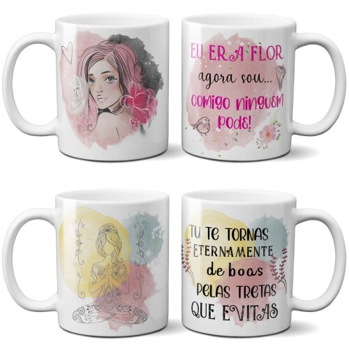 Pacote 11 Artes Chakras Sublimação Canecas Yoga Mockups