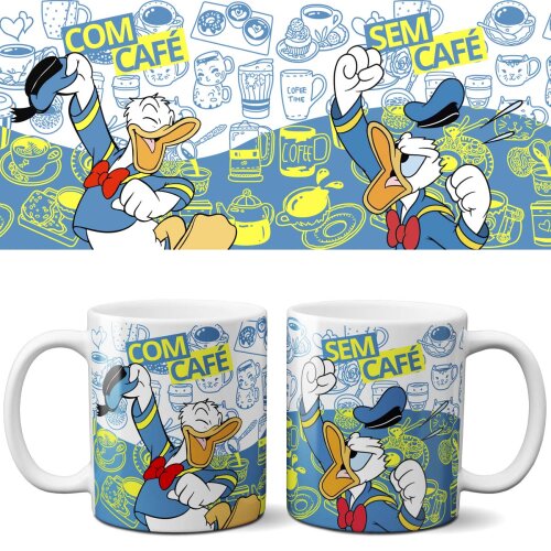 Artes Canecas com Café sem Café Sublimação Mockups