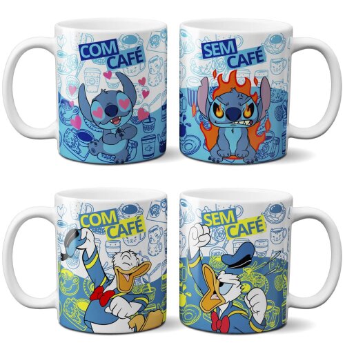 Estampas Sublimação Canecas com Café sem Café Mockups