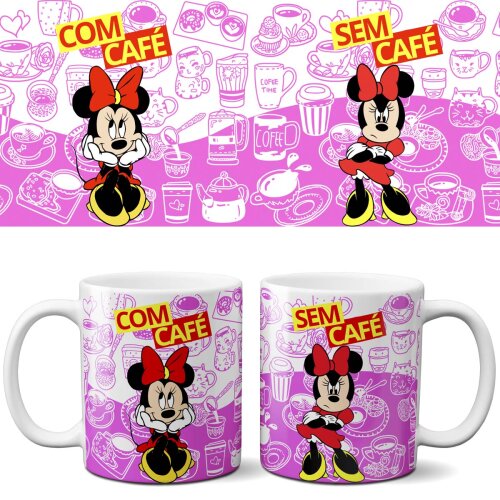 Estampas Sublimação Canecas com Café sem Café Mockups