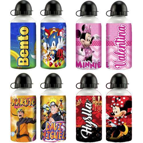 Artes Garrafinhas Squeezes Infantil Crianças 25 Estampas