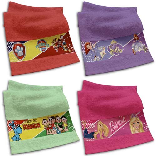 Estampas Toalhinhas Toalhas Infantil Crianças Sublimação