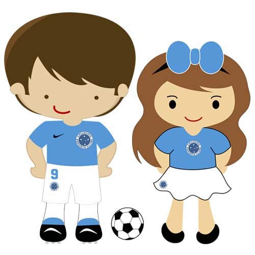 Pacote Artes Vetores Bonequinhos Tal Pai Times Futebol