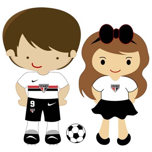 Pacote Artes Vetores Bonequinhos Tal Pai Times Futebol