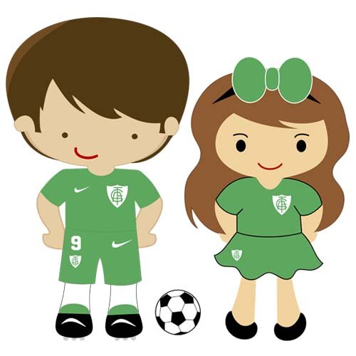 Pacote Artes Vetores Bonequinhos Tal Pai Times Futebol