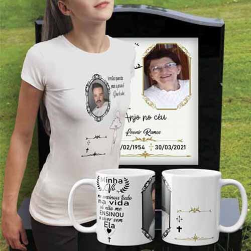 Pacote Artes Finados Camisetas Canecas Azulejos Editáveis