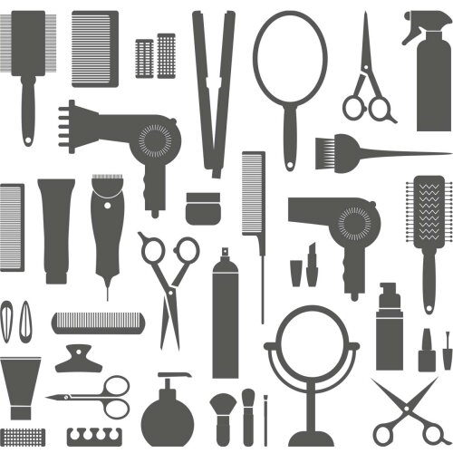 Pacote Vetores Artes Salão Beleza Barbearia Sublimação