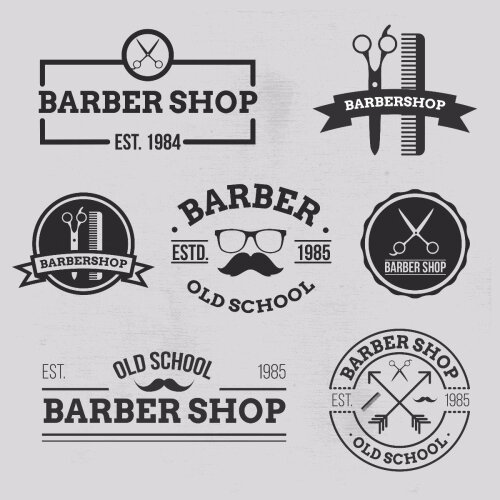 Pacote Vetores Artes Salão Beleza Barbearia Sublimação
