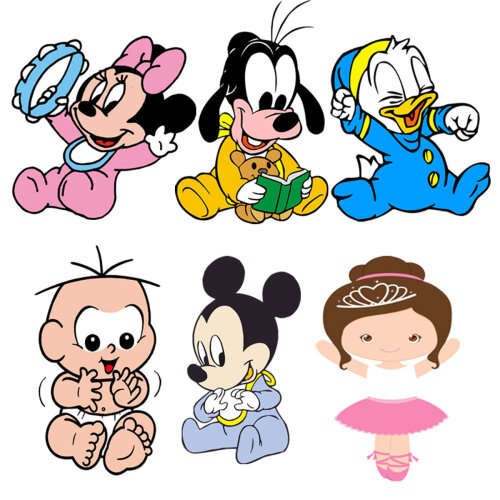 Artes Bonequinhos Cute Baby Vetores Cdr Sublimação Infantil