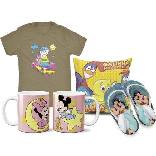 Artes Infantil Estampas Dia das Crianças Mockups Sublimação