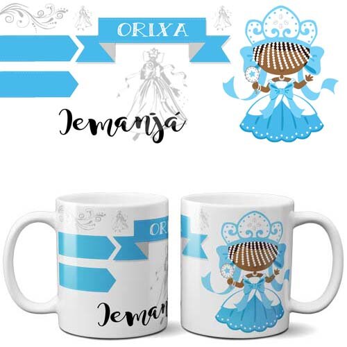 Pack 25 Artes Orixás Png Estampas Sublimação Canecas