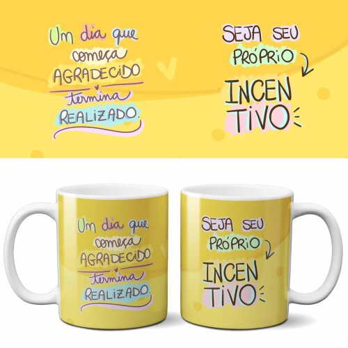 Pack 25 Artes Motivacionais Png Canecas Frases Motivacional