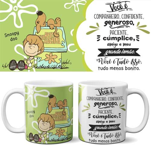 Artes Canecas Amizade Amigo Sublimação Mockups