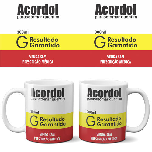 Pack 12 Artes Remédios Sublimação Canecas Mockups