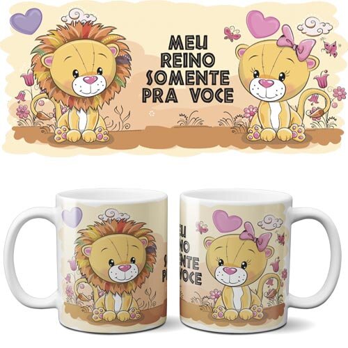 Artes Canecas Amor Amizade Sublimação Editáveis Mockups