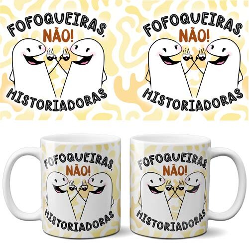 Pacote 18 Artes Canecas Amizades Flork Editáveis Corel Png