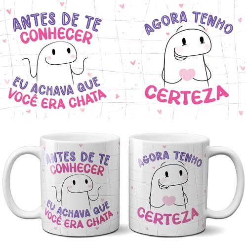 Artes Sublimação Canecas Amizades Florks Editáveis Corel Png