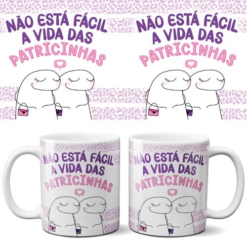 Artes Sublimação Canecas Amizades Florks Editáveis Corel Png