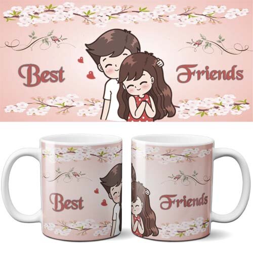 Estampas Canecas Amizade Amigos Amigas Sublimação Canecas