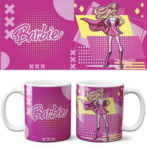 Pacote 30 Artes Canecas Barbie Estampas Sublimação Mockups