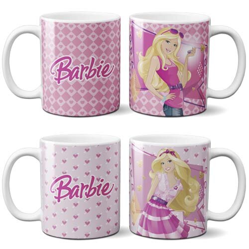 Estampas Barbie Estampas Editáveis Sublimação Canecas Mockup