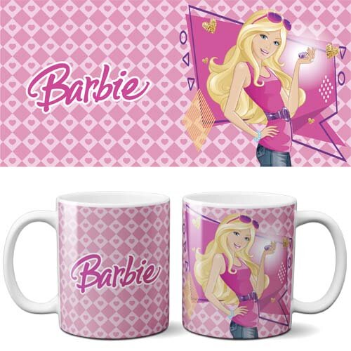 Estampas Barbie Estampas Editáveis Sublimação Canecas Mockup