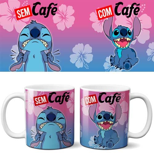 Artes Sublimação Canecas com Café sem Café Mockups Editáveis