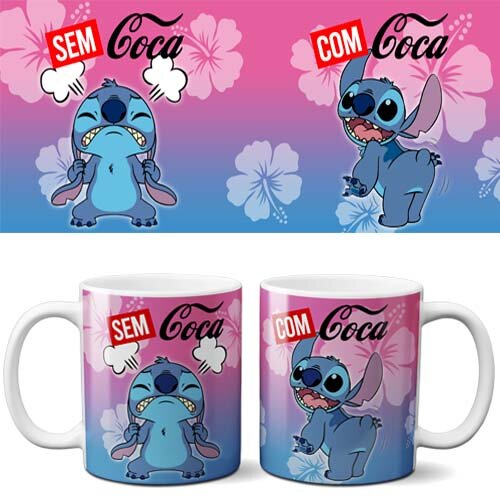 Artes Sublimação Canecas com Café sem Café Mockups Editáveis
