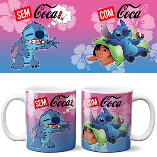 Artes Sublimação Canecas com Café sem Café Mockups Editáveis