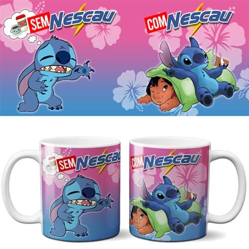 Artes Sublimação Canecas com Café sem Café Mockups Editáveis