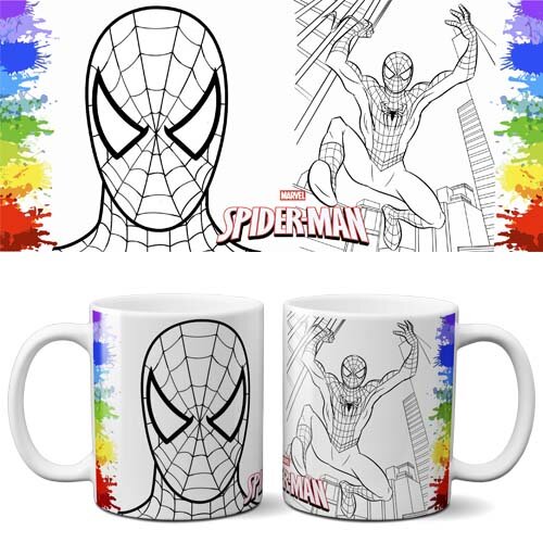 Pack Artes Colorir Canecas Sublimação Pintar Mockups