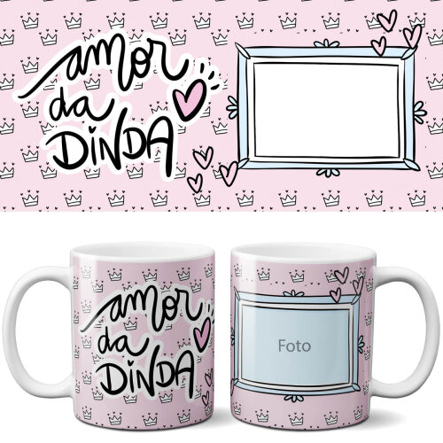 Pacote Artes Canecas Madrinha Padrinho Dindo Dinda Pandoca