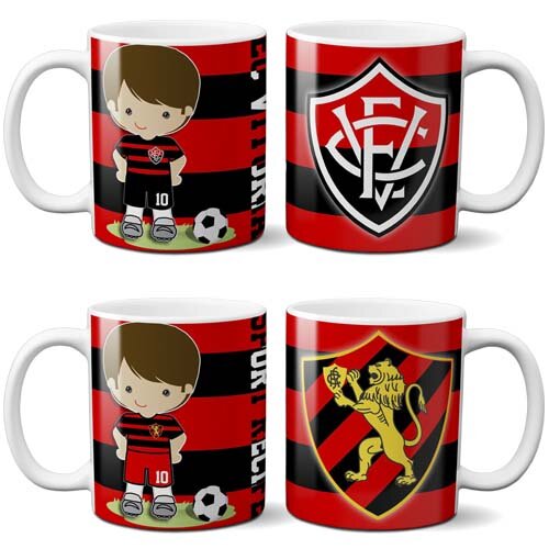Artes Canecas Times Futebol Bonequinhos Estampas Sublimação