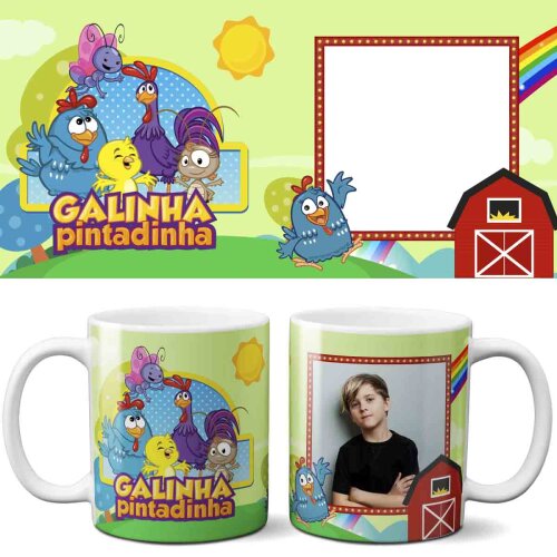 Artes Infantil Sublimação Canecas Foto Mockups Estampas