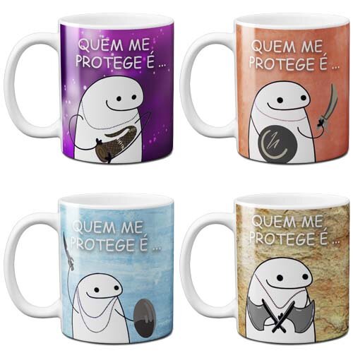 Artes Canecas Florks Orixás Umbanda Sublimação Mockups Flork