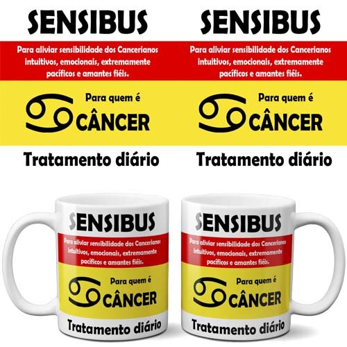 Estampas Canecas Signos Divertidos Sublimação Editáveis