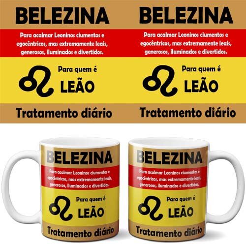 Estampas Canecas Signos Divertidos Sublimação Editáveis