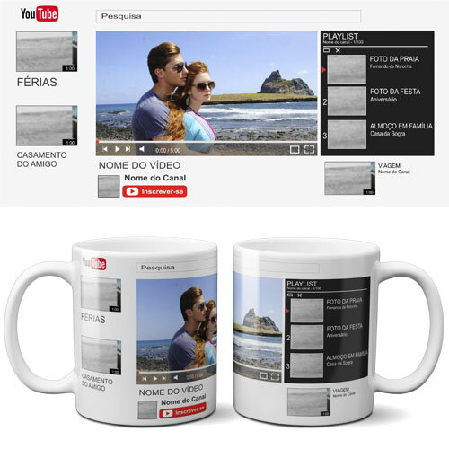 Pacote Artes Canecas Redes Sociais Sublimação Estampas