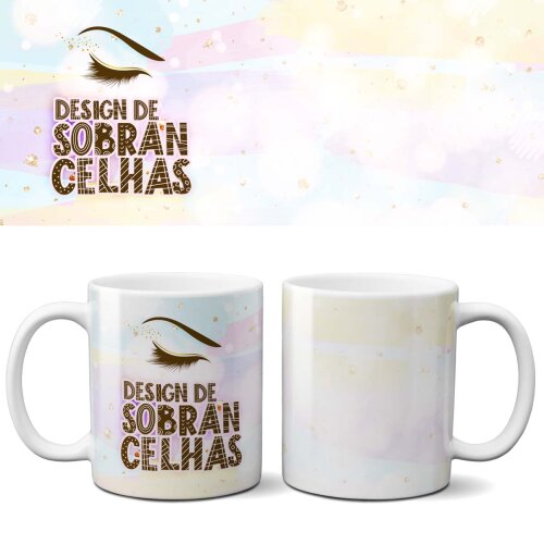 Pack Artes Delicadas Sublimação Canecas Profissões Mockups