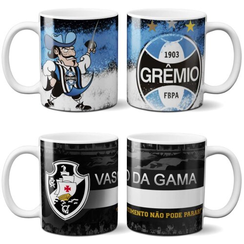 Artes Canecas Times 200 Estampas Sublimação Futebol
