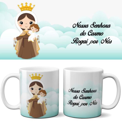 Artes Sublimação Canecas Santinhos Baby Mockups