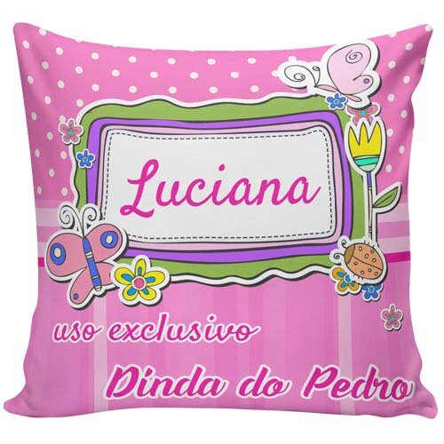 Artes Dindo Dinda Editáveis Sublimação Almofadas Mockups